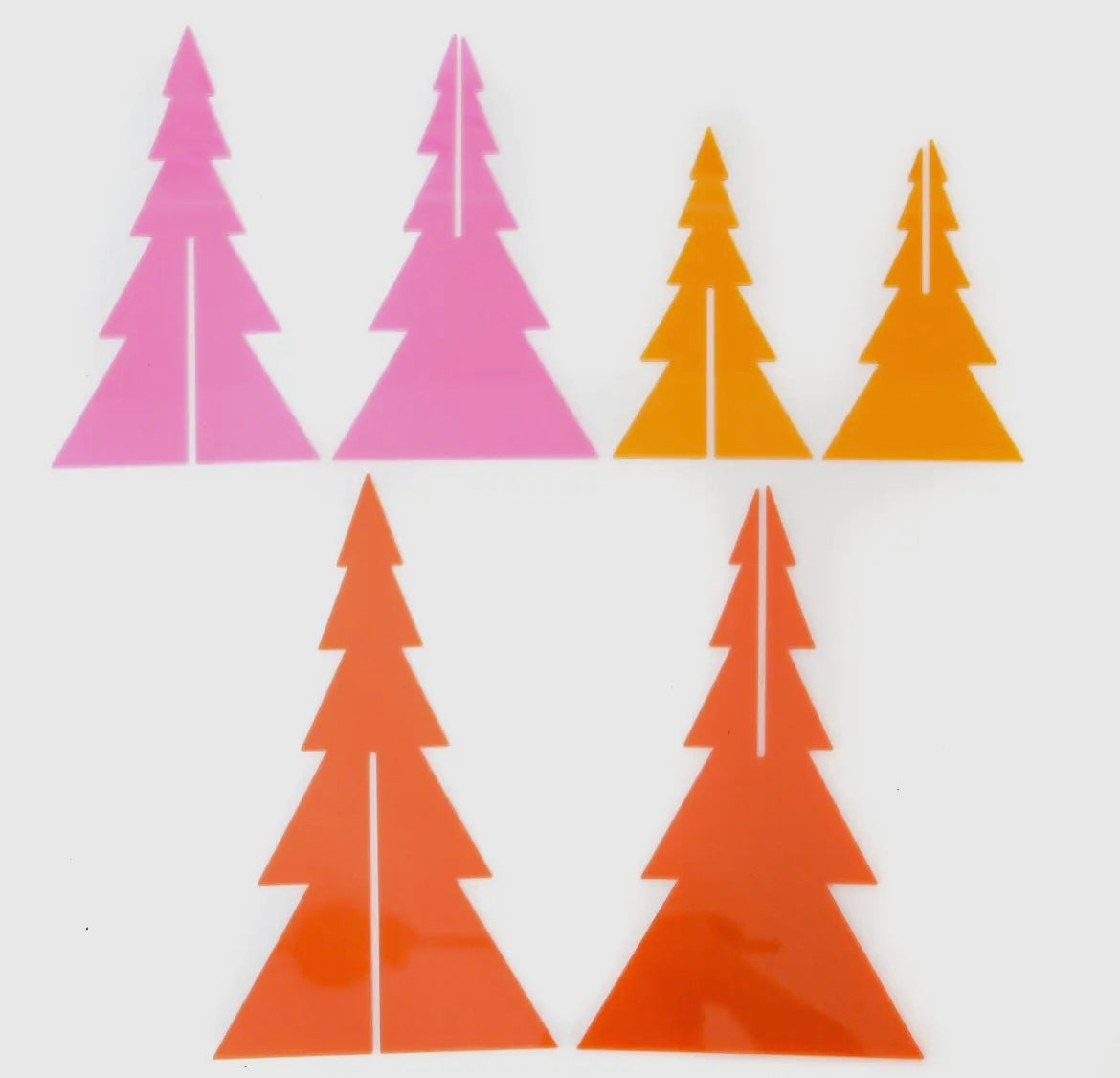 Acrylic Christmas Trees