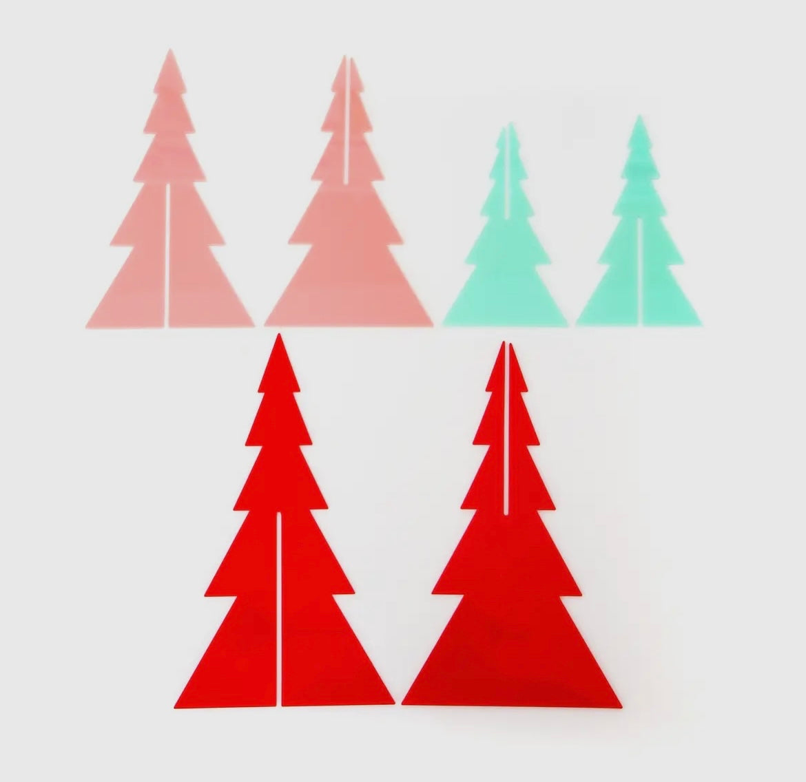 Acrylic Christmas Trees