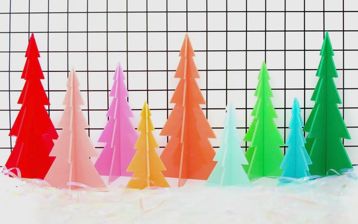 Acrylic Christmas Trees