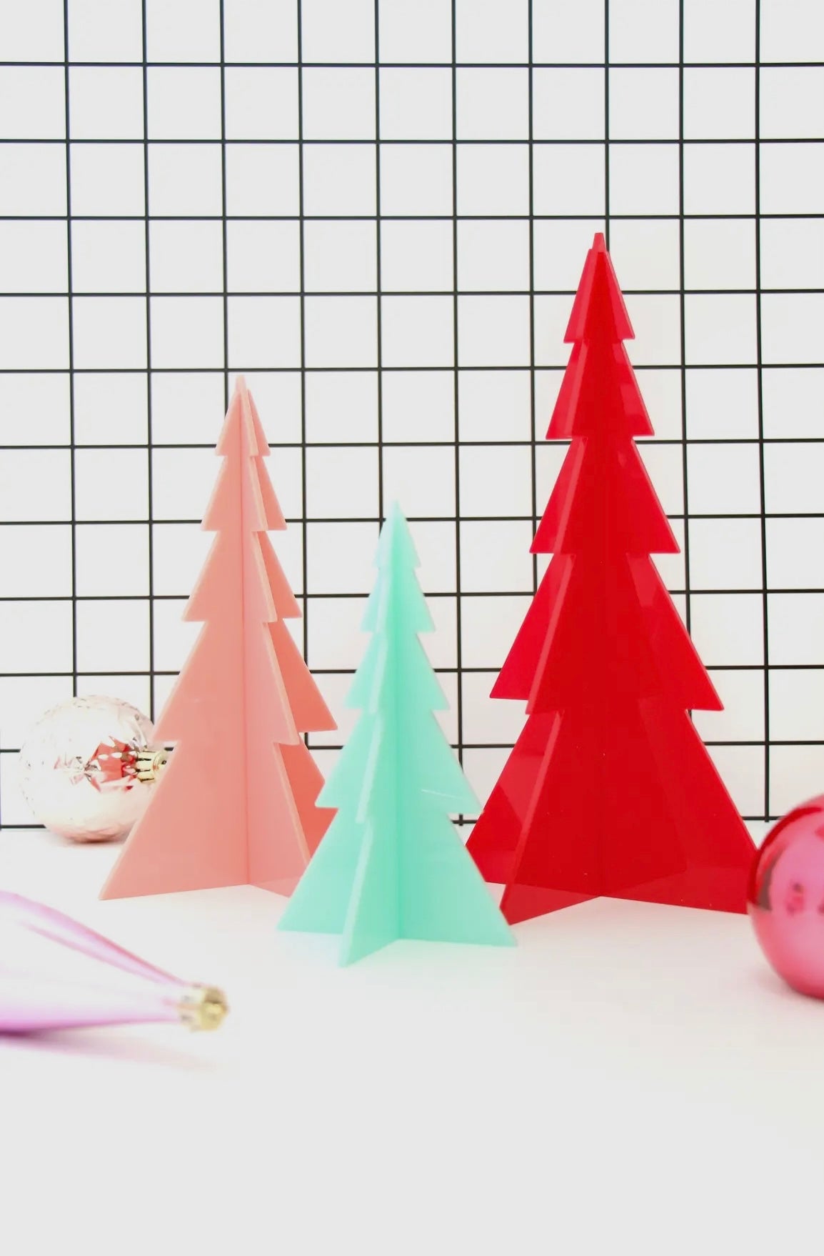 Acrylic Christmas Trees