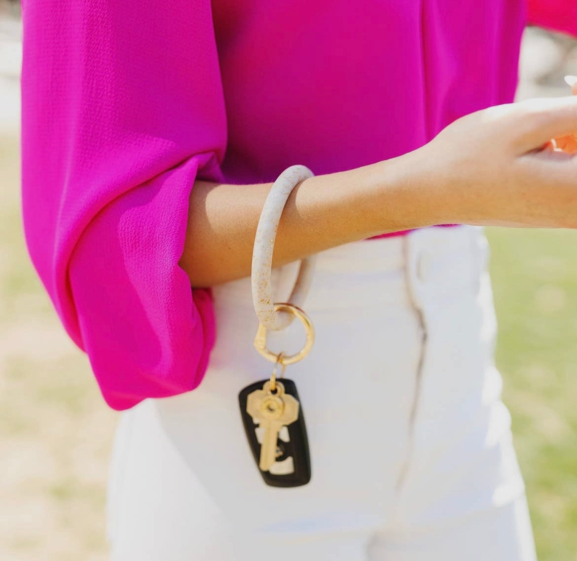 Silicone Big O Key Ring